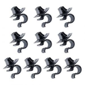 10 Clips Agrafes pour Maintien de la Barre de Capot, Clips de Fixation de Capot en Plastique, 792834-7928.34, Agrafe de Fixation Compatible avec C2 C3 C4 C5 106 206 306 3008 407 et Berlingo etc. (FuQuSheng, neuf)