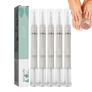 Stylo Soin Des Ongles Mullend,SéRum RéParateur Aux IngréDients Naturels Pour Renforcer Les Ongles,Stylo Cuticules Traitement Pour Ongles,SéRum Traitement Croissance Des Ongles De Pieds (5 pièces) (JIEXIANG, neuf)