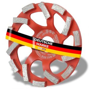 Woltersberger&reg; Disque de pon&ccedil;age diamant&eacute; 115 mm x 22,23 mm pour travaux de pon&ccedil;age avec b&eacute;ton et mat&eacute;riaux de construction durs, granit, pierre naturelle, chape, pl&acirc;tre, marbre (Valondo GmbH, neuf)