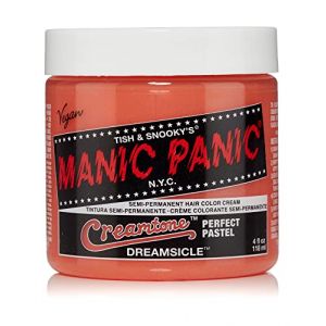 Manic Panic Dreamsicle Pastel Classic Creme, Vegan, Cruelty Free, Orange Semi Permanent Hair Dye 118ml (Solretail LTD, neuf)