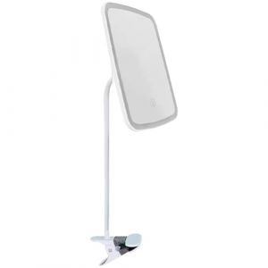 Miroir &agrave; pince miroir de maquillage carr&eacute; portable multifonctionnel avec lumi&egrave;res rechargeables pour le maquillage et les soins de la peau (YoOpaTia, neuf)