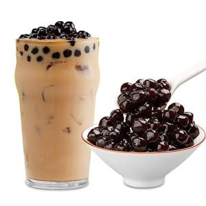 Perles de tapioca v&eacute;ritables Kajal pour th&eacute; aux perles &ndash; 1 kg | Boules de tapioca Boba pour th&eacute; au lait Boba | Parfait pour le th&eacute; au lait Boba, le caf&eacute; glac&eacute;, le th&eacute; glac&eacute;, les granit&eacute;s et les boisso (Masala Wala, neuf)