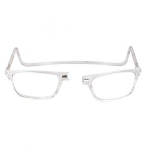 NEW VISION Lunettes, Lunettes Loupe, Lunettes De Lecture Magn&eacute;tique, Longueur R&eacute;Glable Lunette De Lecture Homme Femme, NV2904(Transparent, 1.5, diopters) (New Vision Milano, neuf)