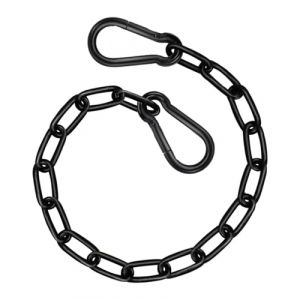 MYGLOAR Chaîne en acier inoxydable, chaîne en acier 1 m, collier en acier inoxydable, anneau de chaîne avec mousqueton, chaîne en acier inoxydable pour portail de clôture, portail de jardin (GAO JIA  DE  DIAN, neuf)