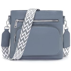 Snmoec sac a main femme sac bandouli&egrave;re moyen sac cartable femme large ceinture d'&eacute;paule Sacs pour Bleu gris (Snmoe, neuf)