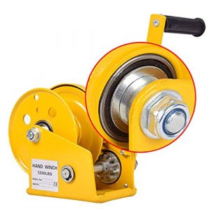 LXYYSG Treuil Manuel avec Palier, Treuil &agrave; Manivelle avec Cable et Crochet, Multifonction Bateau Treuil Autofreine, Treuil Manuel pour Usine, Construction, Transport, Exploitation Mini&egrave;re (zlmshop, neuf)