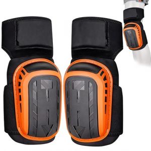 Flamint Genouill&egrave;re Travail, Genouill&egrave;res Carreleur avec Rembourrage en Mousse Robuste et Coussin en Gel, Sangles Antid&eacute;rapantes R&eacute;glables, pour Jardinage, Construction (GOSHOP LIMITED, neuf)