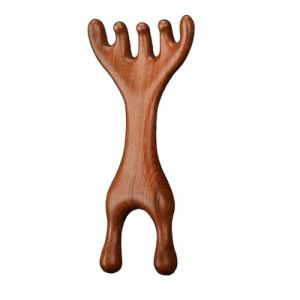 Peigne En Bois De Santal Pour Les Femmes, Peigne En Bois De Sandale - Peigne De Massage Des Bois De Cerf | Massage Du Cuir Chevelu Wood, Peigne En Bois De Santal Avec De Larges Dents, Massage Du Cuir (huaimeie, neuf)