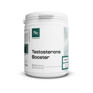 Nutrielement - Testosterone Booster - 120 gélules - Tribulus terrestris, Maca, Ashwagandha et Zinc - Complément alimentaire Testostérone homme - Libido, Energie et Endurance (Nutrimuscle, neuf)