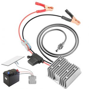 Xdingjiala Kit de Conversion Starlink Gen 3 12V/24V, convertisseur Step-up de 12V &agrave; 57V 4,5A DC pour routeur Starlink Gen 3, convertisseur Boost 12V &eacute;tanche IP68 pourext&eacute;rieur, Camping-Car, etc (XDINGJIA, neuf)