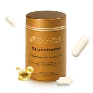 Glutathion liposomal, Goldman Laboratories - Biodisponibilit&eacute; maximale 2 G&eacute;lules 300 mg - G&eacute;lule antioxydante de glutathion - radicaux libres - 100% v&eacute;g&eacute;talien et v&eacute;g&eacute;tarien - Lib&eacute;ration lente (Goldman Laboratories LTD, neuf)