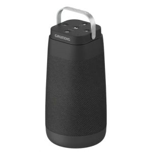 GRUNDIG BT Speaker Connect 360 Enceinte Bluetooth, bo&icirc;te &agrave; Musique, Son &agrave; 360&deg;, port&eacute;e jusqu'&agrave; 30 m, autonomie jusqu'&agrave; 20 Heures, indicateur de Batterie LED, Station de Charge, Microphone, Noir (Top Price Shop, neuf)
