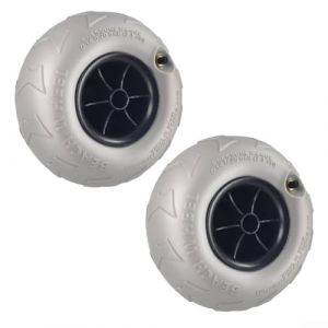 ZAMETTER Roue de plage gonflable pliable pour chariot de plage, ballons, kayak, camping (Housebtshop, neuf)