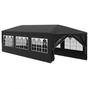 vidaXL Tente R&eacute;ception 3x9 m Anthracite Jardin Terrasse Patio Pavillon Tonelle (vidaXL FR, neuf)