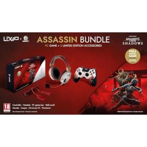 Lexip X Ubisoft Assassin's Creed Shadows Assassin : Jeu PC + Casque sans Fil + Manette + Parchemin (Pixminds Store, neuf)
