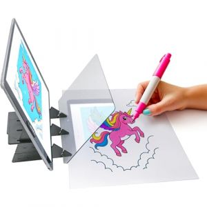 Crafts&Co® Projecteur Dessin, Optique Tracing | Outil de Traçage de Réflexion | Kit Dessin á Projecteurs á Téléphone Portables & Tablette | Tablette Graphique á Enfants, Adultes, Artistes Débutants (KarstenInternational, neuf)