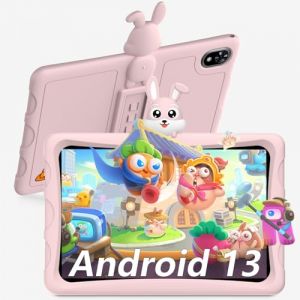 DOOGEE U9KID Tablette Enfants 10,1 Pouces 7Go RAM + 64Go ROM(TF 1 to), Tablette Enfants Android 13 Contrôle Parental/ 5060 mAh/Quad Core/WiFi 6/BT5.0, Rose (CadioHugoseller, neuf)