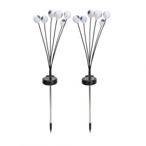 Décorations D'Halloween Lampes Solaires Effrayantes Pour L'extérieur, Poteaux Lumineux Flexibles Et étanches IP65, Lampe Décorative Pour Fête D'Halloween, Cour, Jardin, Pelouse, Décoration De Fête (jifengshopping, neuf)