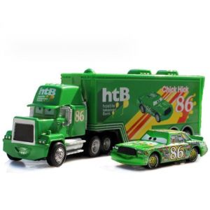 Newhope 2 Toy Story Racer MC-Queen Set Cars Kids Creative Birthday Party Toy Cars (86 Voitures de Course + Camion Porte - conteneurs) (ZHWMQSM45, neuf)