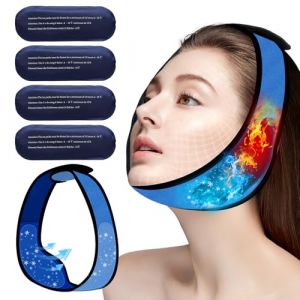 4pcs Poche de Glace de Dents Sagesse, Poche de glace pour mâchoire, Poche de glace en gel, Compresses chaud et froid réutilisables, pour Mâchoire Visage Tête et Menton, dents de sagesse (PAVELANO, neuf)