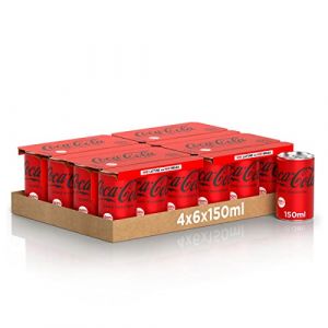 Coca-Cola Zero Zuccheri Zero Calorie mini latine 4 x 6 x 150 ml (24 lattine) (Italiaen Gourmet UK Ltd, neuf)
