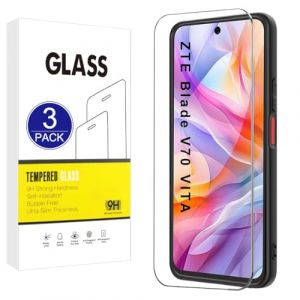X-Dision Protection d'&eacute;cran Compatible avec ZTE Blade V70 Vita,3 Pi&egrave;ces [Duret&eacute; 9H, Haute Sensibilit&eacute;, Incassable] 2,5D Haute D&eacute;finition Films en Verre Tremp&eacute; pour ZTE Blade V70 Vita (X-Dision, neuf)