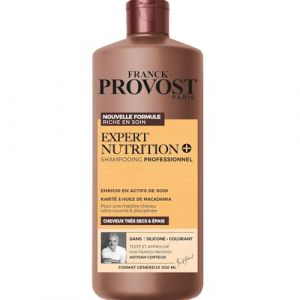 FRANCK PROVOST – Shampoing Hydratant pour Cheveux Très Secs et Épais, Nutrition au Karité & Macadamia (500 mL) - Lot de 3 - vendu par Lot (Franc shopping, neuf)