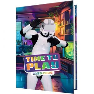 Oberthur - 1 Agenda Scolaire Journalier - Collection Stormtroopers Time To Play - Ao&ucirc;t 2025 &agrave; Juillet 2026 - Format 12 x 17 cm (Papeterie Libellus, neuf)
