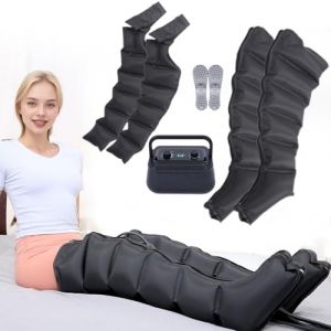 ﻿﻿Bottes Pressotherapie Jambes et Bras | Botte De Pressothérapie Pour Masseur Jambes Drainage Circulation Lymphatique | 6 Chambre Appareil Drainage Lymphatique (hhh-jhh, neuf)