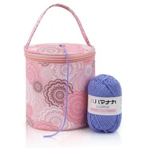 Coopay Petit Sac &agrave; Crochet, Sac &agrave; Tricoter, Sac fourre-Tout pour Tricot, Sac de Rangement de Fil, Support de Laine pour d&eacute;butants, pour projets de Crochet Amigurumi, Support de Fil pour contenir Une (YutongTech, neuf)