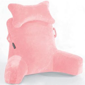 SLIGUY Coussin de Lecture - Tr&egrave;s Grand Coussin de Lit de 80 cm avec Corolle D&eacute;tachable pour le Cou et les Bras pour S'asseoir au Lit ou au Canap&eacute; - Coussin de Lecture avec Appui-t&ecirc;te pour Adultes pour (Mskyo, neuf)