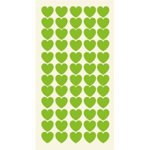 Stickers Coeur 21mm, 60 Autocollants gommettes Adh&eacute;sifs en Coeur Color&eacute;s Anniversaires, Saint-Valentin, Mariage, Album Scrapbooking, DIY Album photo, Livres, Agenda, Loisir Cr&eacute;atif, f&ecirc;tes (Vert) (SupStick, neuf)