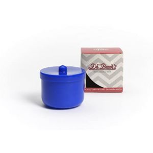 Dr. Bauer's Bo&icirc;te de nettoyage avec insert | Bo&icirc;te pour proth&egrave;se | Bo&icirc;te pour dentier | Bo&icirc;te pour proth&egrave;se avec insert | Bo&icirc;te pour appareil dentaire bleu (1 pi&egrave;ce) (Drogerie Arena, neuf)