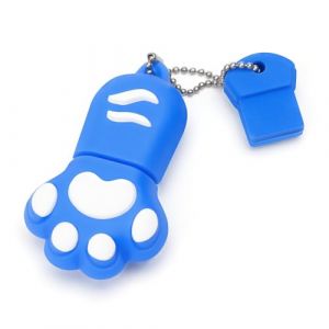 BORLTER CLAMP Clé USB 64 Go, Clef USB 2.0 Clé à Molette Flash Drive Stockage Disque Mémoire Stick Forme de Patte de Chat pour Le Stockage et la Sauvegarde (Laura & Jason's Store-EU, neuf)
