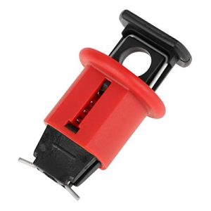 Verrouillage de disjoncteur miniature cadenas disjoncteur bloc interrupteur d'air verrouillage de sécurité électrique, pour isolation de puissance/disjoncteurs (Yoidesu eu, neuf)
