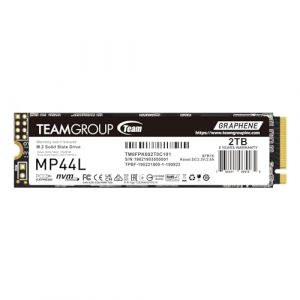 TEAMGROUP MP44L 2 To SLC Cache NVMe 1.4 PCIe Gen 4x4 M.2 2280 SSD pour ordinateur portable et ordinateur de bureau Vitesse R/W jusqu'à 4 800/4 400 Mo/s) TM8FPK002T0C101 (The Full-Cart, neuf)