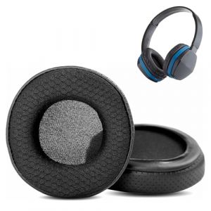 HAIZEEN Coussinets compatibles avec Les &eacute;couteurs JVC HA-SBT5A Casques Coussin de Remplacement (Cuir Respirant/Tissu Durable et Mousse &agrave; m&eacute;moire) (HAIZEEN EU, neuf)