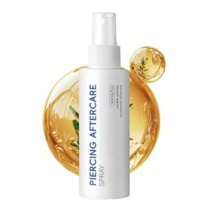 Spray De Soin Après Piercing | Spray Nettoyant Pour Piercing 120 ml | Solution Apaisante Pour La Perforation - Pour L'Oreille, Le Nez, Le Ventre, La Peau, Le Visage, À La Maison, En Voyage, Pour Le Fi (Rui’s Pro Hub, neuf)