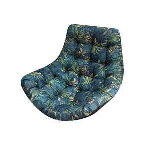 George Coussin de Jardin, Coussin Fauteuil Cocon, Coussin Fauteuil Suspendu, Coussin balancelle – Taille L, 120 x 100 cm – Herbes Vertes (PillowPrim, neuf)