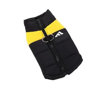 GOFDASY - Manteau imperm&eacute;able et chaud pour chien - Veste matelass&eacute;e avec fermeture &eacute;clair pour chiens de petite, moyenne et grande taille - V&ecirc;tement d'hiver (10, XL) (Zhengzhou Zhongyuan District Hala Trading Co., Ltd, neuf)