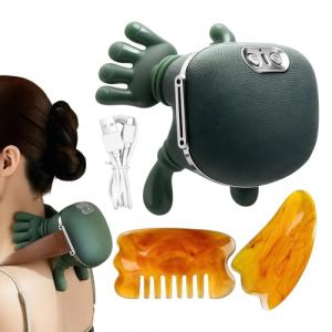 Byzieir Appareil De Massage De La Nuque 4D Sans Fil, 15x11x6.5cm Masseur Cervical De Cou 4D, Masseur D'&eacute;paule USB, D&eacute;tendre Les Muscles, Soulager Les Pneus Pour Maison, Bureau, Voyages (Beizhqn, neuf)