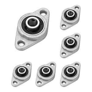 QWORK&reg; 6 pi&egrave;ces KFL08 Roulements a Billes de Bride, 8mm palier roulement, Alliage de Zinc, pour imprimante 3D (shavinglikes, neuf)