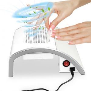 Vusddy Aspirateur Ongles Professionnelle 80W,Aspirateur Ongle,avec Filtre Et 2 Sacs De Collecte De Poussi&egrave;re,Aspirateur De Table Ongle pour pour La Manucure Au Salon Ou &Agrave; La Maison(White) (STRONG ASPIRATION LIMITED, neuf)