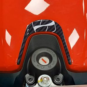 labelbike - Autocollant 3D en R&eacute;sine D&eacute;coration et Protection de la Zone cl&eacute; d'allumage de Moto Compatible avec Ducati Panigale V2-Streetfighter V2 (labelbike, neuf)