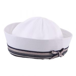 CONGARTENO Chapeau Marin Femme Léger avec Nœud pour Cosplay et Fêtes Extérieures Casquette Capitaine Style Vintage Nautique (Huliio, neuf)