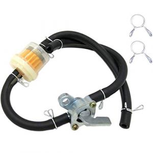 ZAMDOE Robinet Universel Robinet Petcock Interrupteur d'essence Filtre &agrave; Carburant Ligne de Tuyau d'essence pour 50 70 90110125 150cc ATV, pi&egrave;ce de Rechange de Moteur de g&eacute;n&eacute;rateur de gaz (ZAMDOE, neuf)