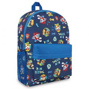 Paw Patrol Sac à Dos Enfant Pat Patrouille Cartable Scolaire Garçon Maternelle Primaire (Bleu Aop) (Get Trend., neuf)