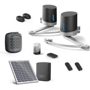 Avidsen - Motorisation Solaire pour Portail battants Orane SE+ Digicode + 2 télécommandes supplémentaires (3 en Tout) (MAISONIC, neuf)