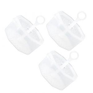 TEHAUX Lot de 3 Mini Tasses &agrave; Bulles Transparentes en Polypropyl&egrave;ne Portables et L&eacute;g&egrave;res pour Mousse Fine et Abondante Voyage et Usage Quotidien (Breamblue N, neuf)