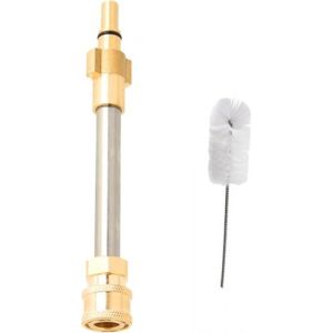 Bamyli Adaptateur de nettoyeur haute pression pour Bosch Aqt, raccord rapide de 6,35 mm, accessoires de nettoyeur haute pression, extension de lance Spary Wand Couple, adaptateur de t&ecirc;te de pistolet &agrave; (YuYouFeiZhou, neuf)